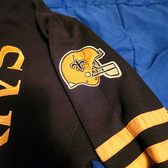 NFL New Orleans Saints Reversible Jacket Men's Size Small - Picture 11 of 16